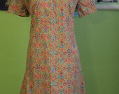 1960's Floral Mini Dress
