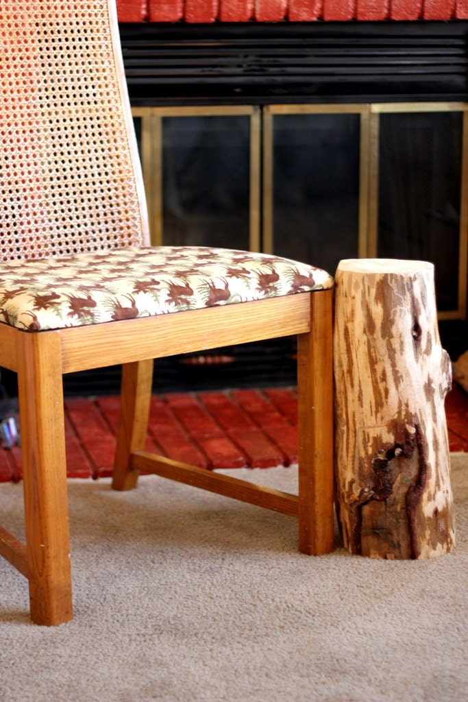 Reclaimed Wood Side Table - Shabby Chic Side Table- fathers day