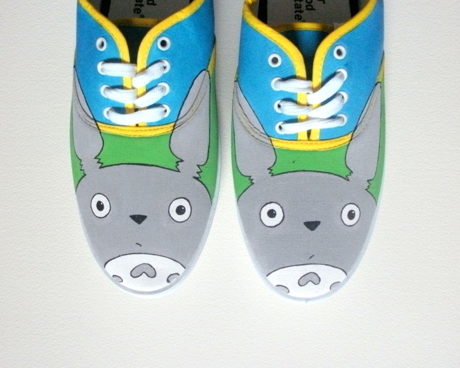 Totoro Hand Painted Customised Shoes - Trainers - Studio Ghibli