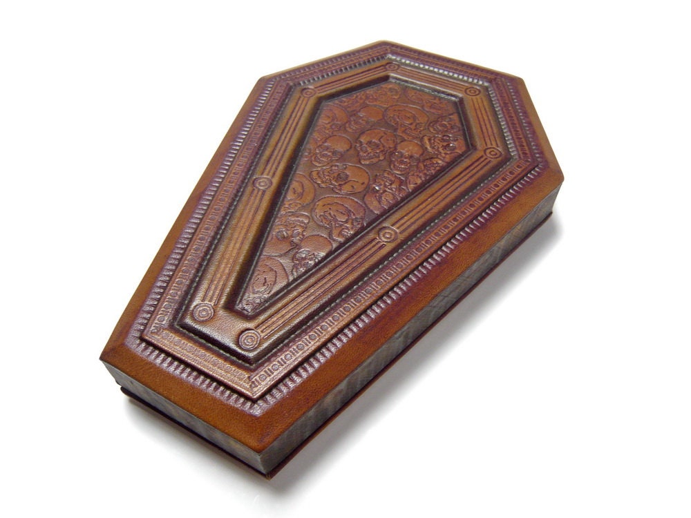 The Skulls Coffin journal in gift box