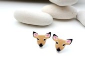 Doe Deer shrink plastic studs with resin coating