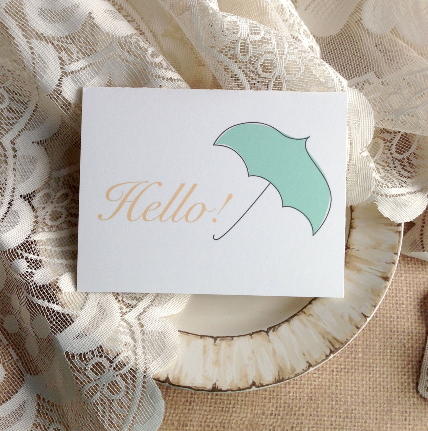 Umbrella Note Cards