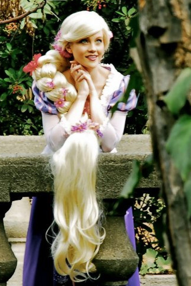 Rapunzel/tangled couture princess costume wig Adult EXTRA LONG