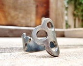 Antique Key Ring - Clover Considerable - Size 11 - Jewelry - Steampunk - Skeleton Key - Fashion - Repurposed - Upcycled