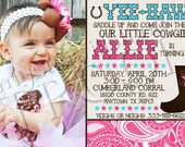 Printable Cowgirl Birthday Party Photo Invitation Il_170x135