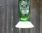 Rose Sugar Skull Jagermeister Humming Bird Feeder