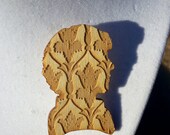 Patterned Sherlock Pin