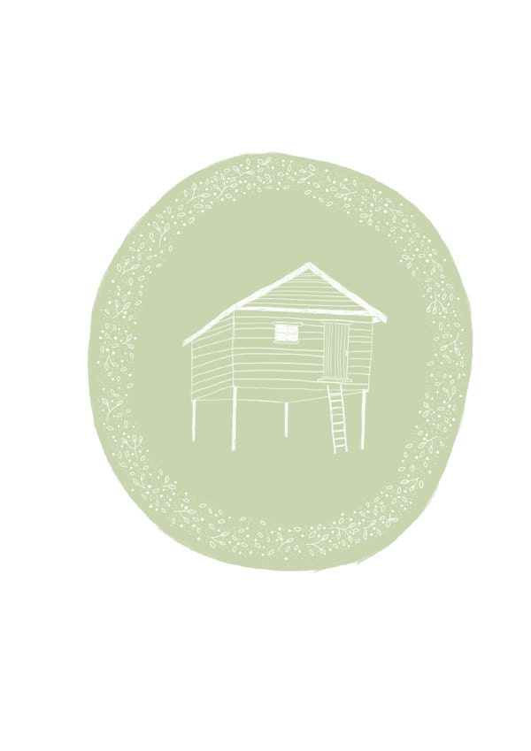 The Secret Cabin - A4 Print // 8x11