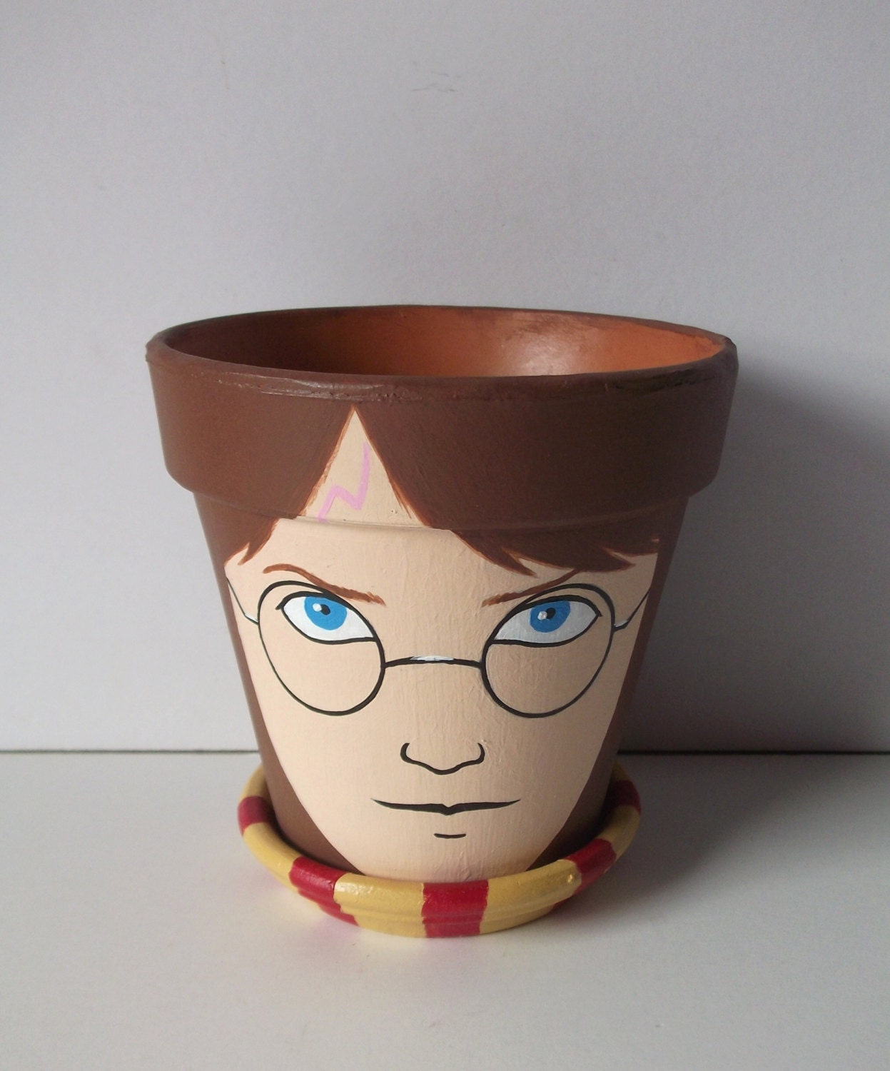 Harry Potter Painted Flower Pot Gift Set