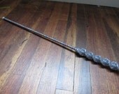 18 inch Cane - Silver Rainbow Braided BDSM Sex Toy