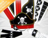 Pirate Hat & Eye Patch - Printable