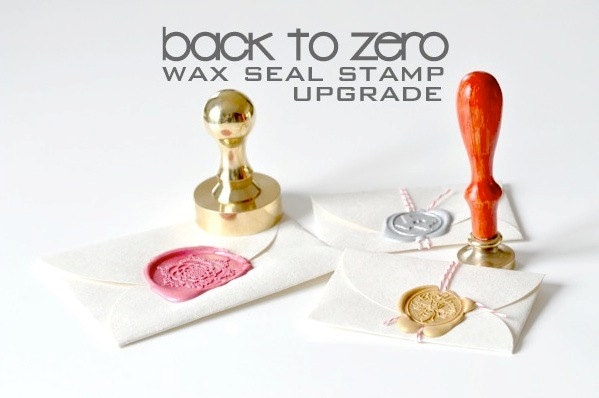 Wax Seal Stamp Handle & Size Upgrade