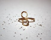 circulus - 14k gold infinity ring by lilla stjarna - gifts under 50 - infinity jewelry, wire wrapped jewelry, delicate ring, gift for her