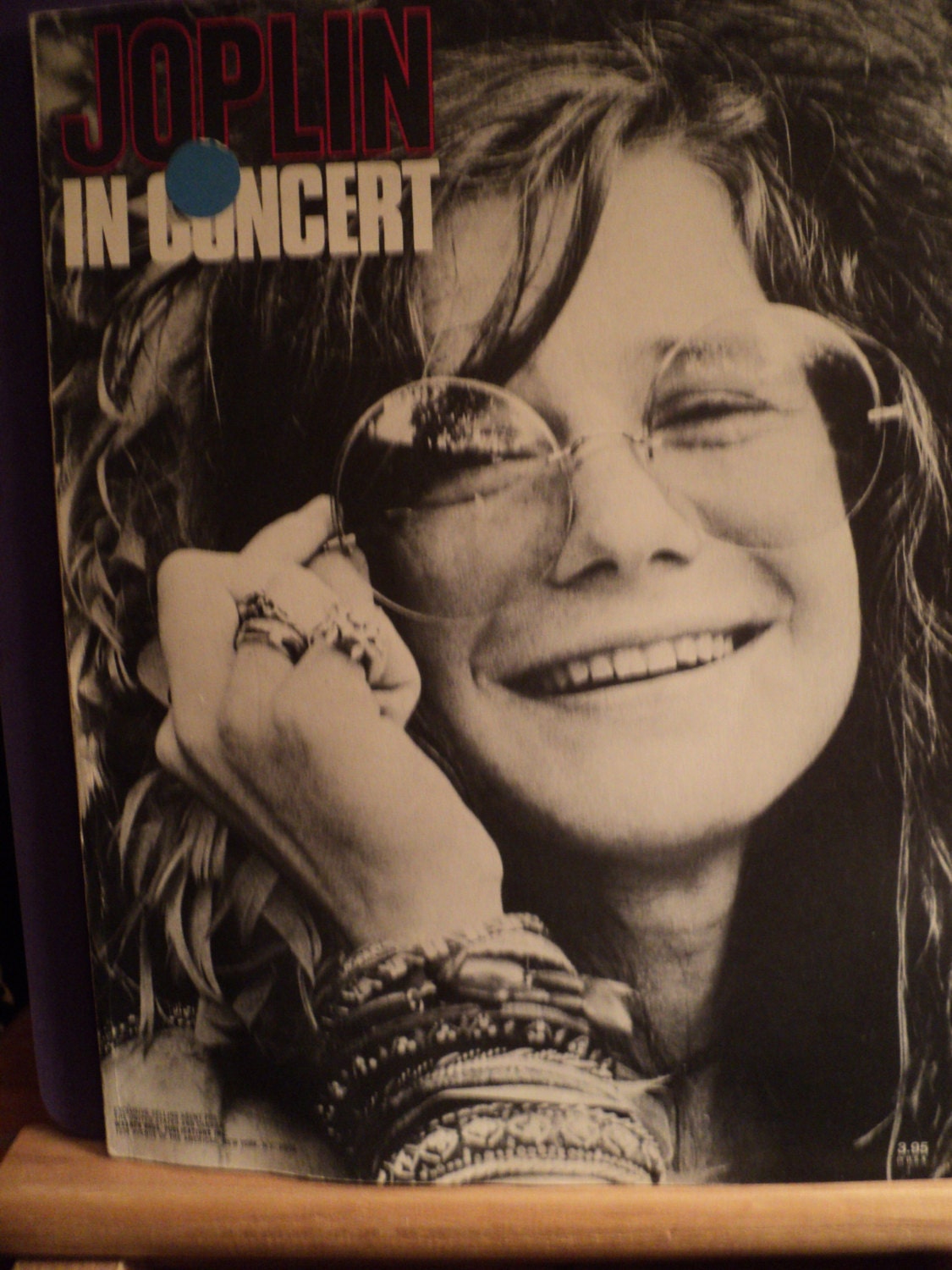 Vintage Joplin In Concert Songbook lyrics pictures bio by Clive Davis collectible entertainment memorabilia Music