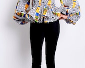 NEW The Naomi -African Print 100% Holland Wax Cotton Shirt