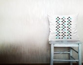 Geometrical pillow decorative throw pillow chevron pillow cover white cotton toss arrow pillow case rustic bedding set 18x18 inches ohtteam