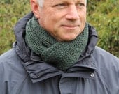 Men's Scarf, Knit Scarf Men, Chunky Scarf for Men, Soft Warm Winter Scarf, Gift for Him, Long Scarf, Men