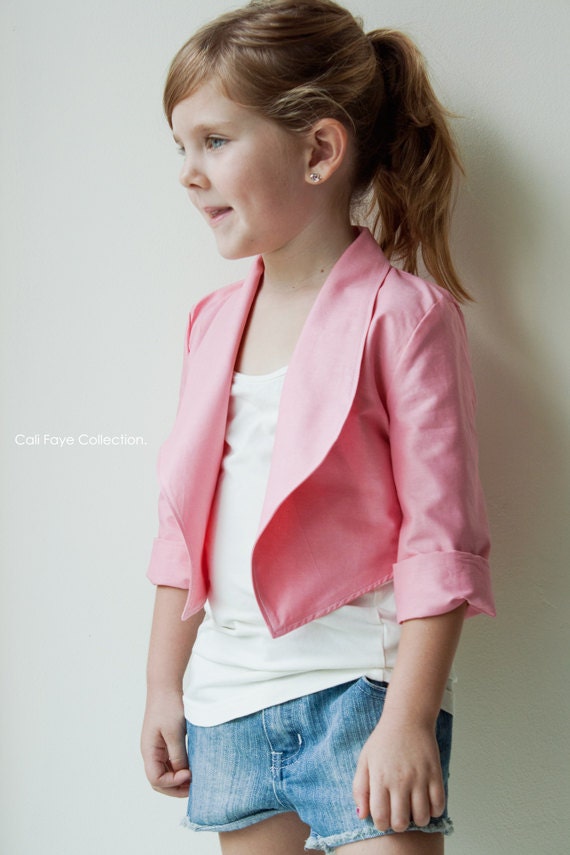 Haute Hippie Crop PDF pattern and tutorial - sizes 2t-10 - childrens sewing pattern - Instant download