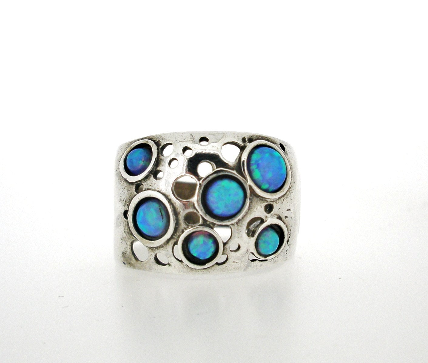 Handcrafted 925 sterling silver Ring, Opal, Unique Design By Amir ...