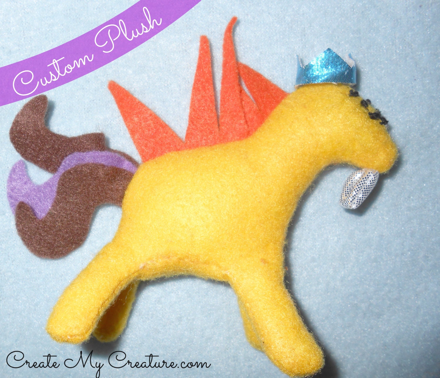Drawing Made Into Custom Plush- Soft Mini Monster- Kids Stuffed Animal- Plush Toy