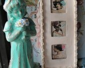 Girl in the Garden of Pearls Statue from the French Country Collection
