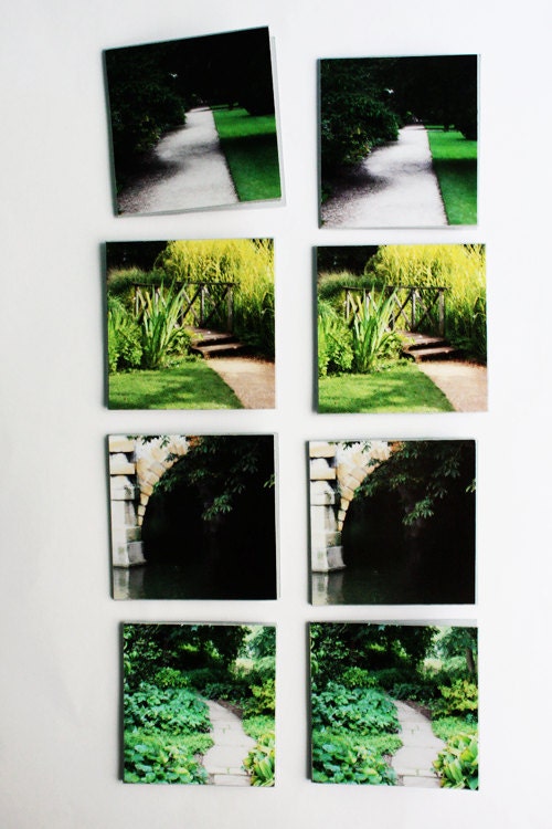 Buy gift tags and cards handmade - Blank Note Cards - Blank 2x2 Mini Cards, Handmade Photography Note Cards, Gift Tag Cards, Thank You Cards - Botanic Garden, Set of 8
