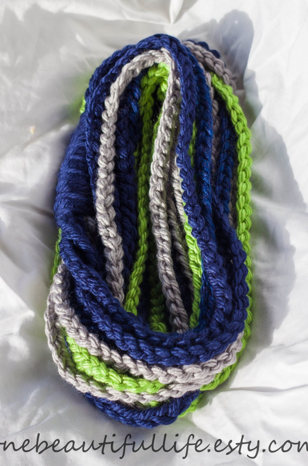 The ULTIMATE FAN Scarf  -  NFL -  Seattle Seahawks - (Home Version)