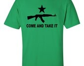 Gifts Men's Tshirt Womens T-Shirt Come And Take It 2nd Amendment Unisex Top T-shirts Youth Tees Funny T Shirts Shirt Gift Ideas S-3XL