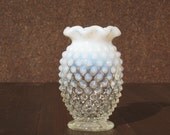 Fenton Vintage French Opalescent Hobnail Vase