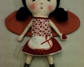 Felt and muslin rag dolls,made especially for you with lots of love. No two are ever alike. Very soft and cuddly.