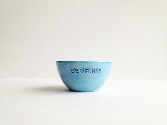 Jewelry Dish - Ring Dish - Teal Home Decor - Ceramics - Be Happy Inspirational Decor - PotteryLodge