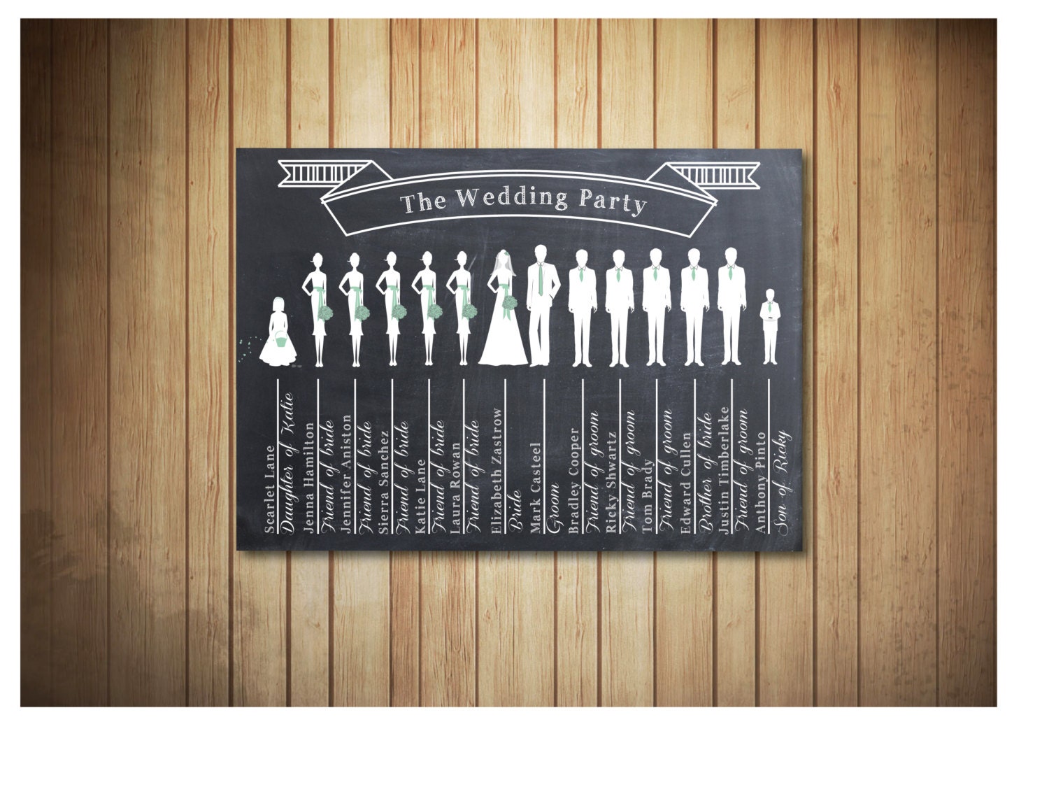 Chalkboard Style Wedding Program, Silhouette Wedding party program, PRINTABLE DIGITAL, modern chalk board style card. - LaneLoveDesign Chalkboard Style Wedding Program, Silhouette Wedding party program, PRINTABLE DIGITAL, modern chalk board style card. - LaneLoveDesign