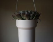 Snow White Bell hanging metal succulent planter
