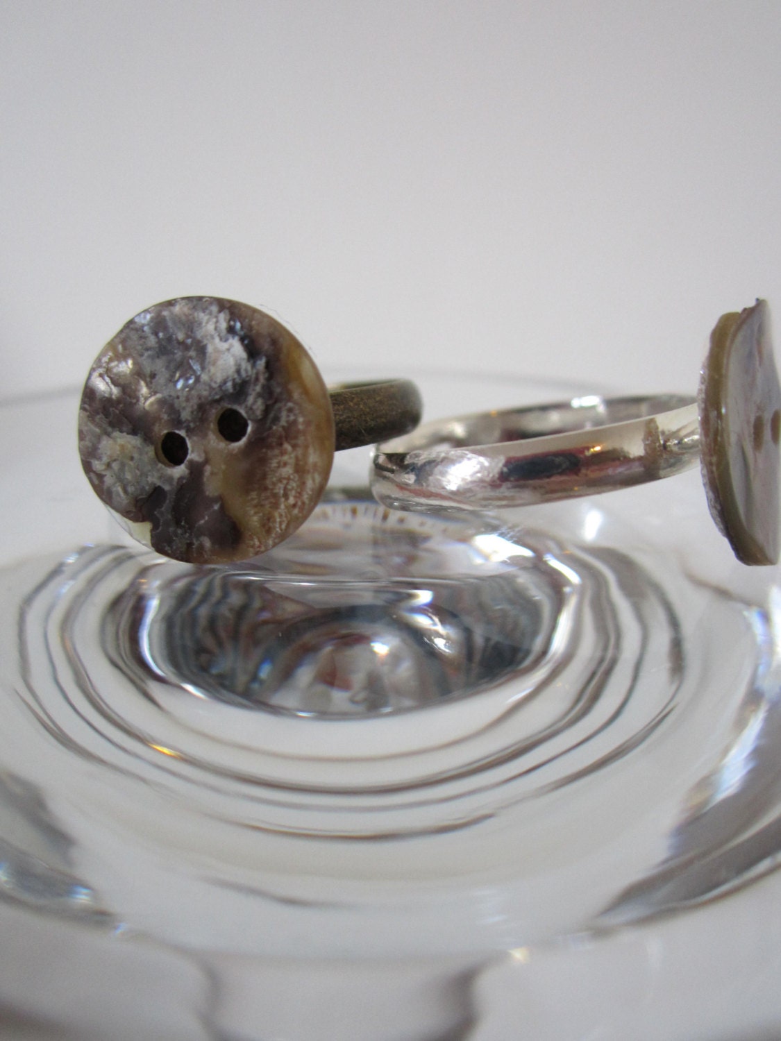 Shell Button Ring