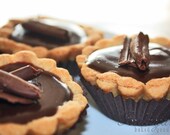 Mini Pies, Dark Chocolate Ganache Tart - 1 dozen