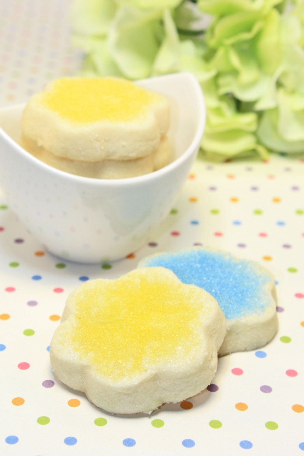 Spring Celebration, Shortbread Cookies, Assorted Shortbread Cookies Sampler - Customized 1 dozen of 2 flavors