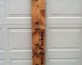 PERSONALIZED Giant Growth Chart Ruler or Family Namesake - A Pottery Barn reCreation