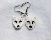 Game of Thrones Direwolf Ghost Earrings
