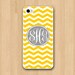 personalized chevron monogram iphone 5 case - ORANGE Monogram - - iphone Case, Iphone 5 skin Case