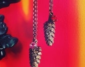 1 Woodland pinecone necklace
