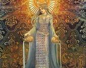 Star Goddess of Hope Mythological Tarot Art 11x14 Print