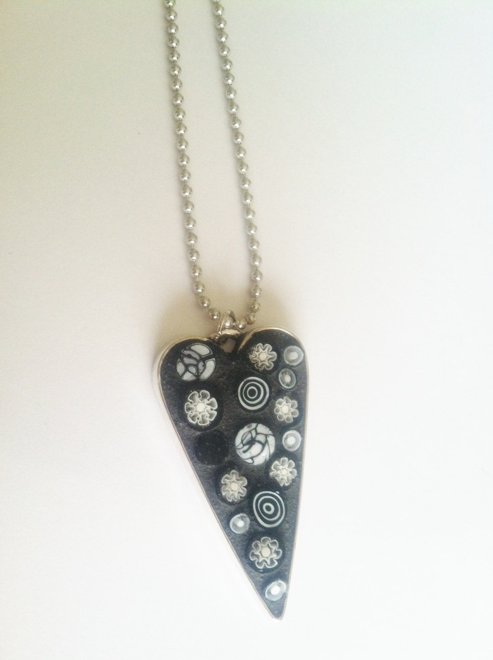 My Heart Goes Pitter Patter Art Pendant by Smashgirl