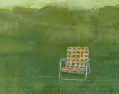 Yellow Lawn Chair - 11 x 16 limited edition print