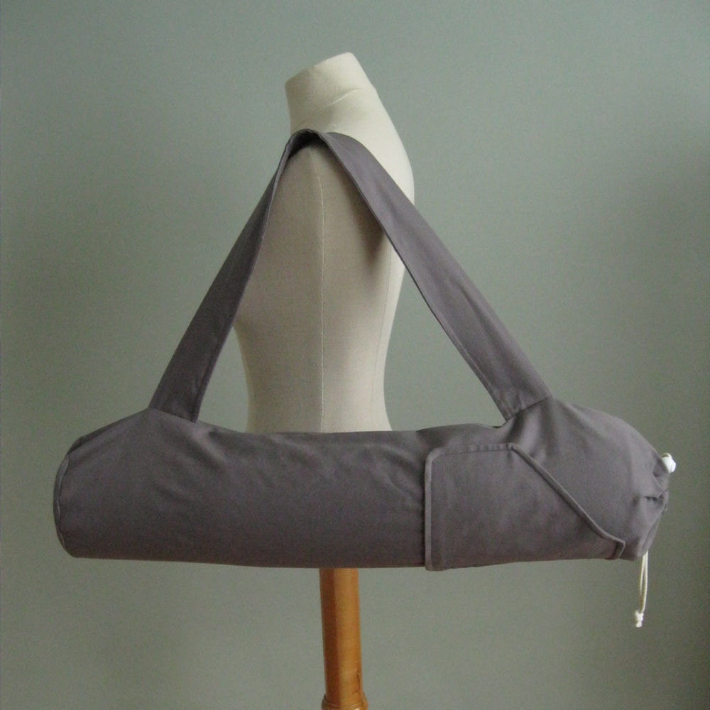 Yoga Mat Bag for Men or Women - Solid Gray Grey