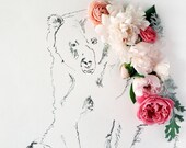 Bear and Flower Photograph No. 88224