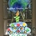 Happy Birthday Cupcake Door Hanger (Blue) - Bronwyn Hanahan Art