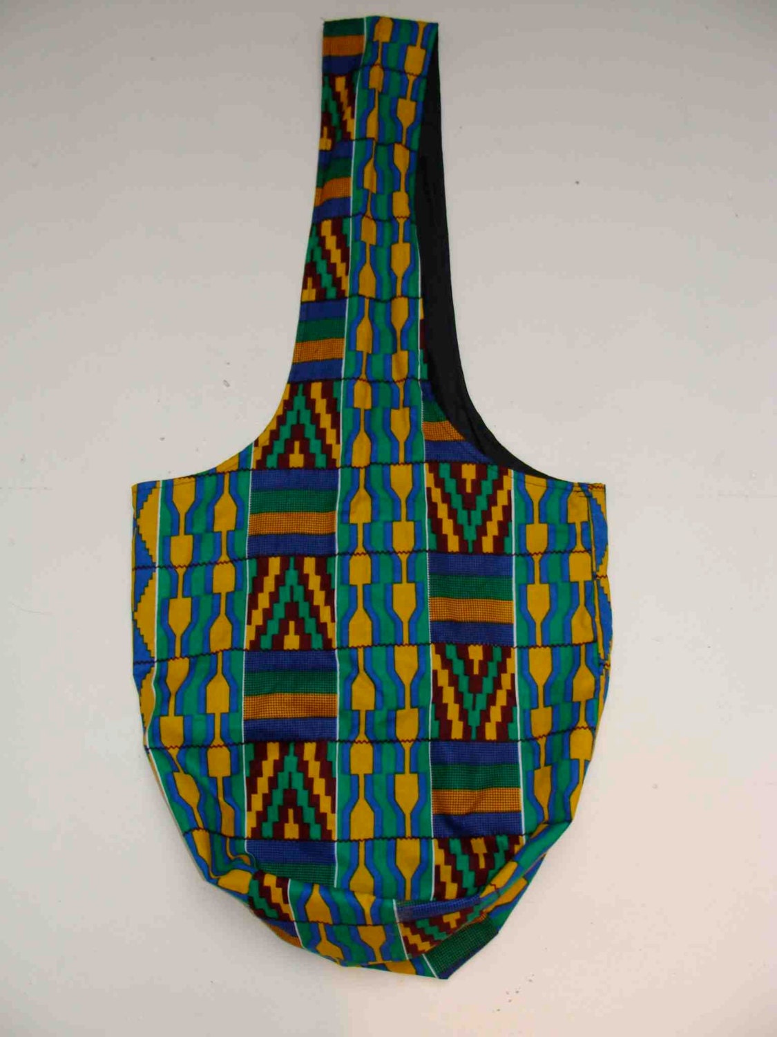 Large cross-body African print bags