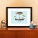 Steampunk Flying Machine Art Print (Free Shipping in US)