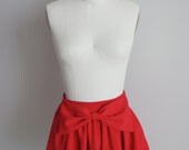 Carolina Benoit Red Summer Mini Skirt With Bow - Pre Order - Sale