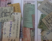 Vintage tickets